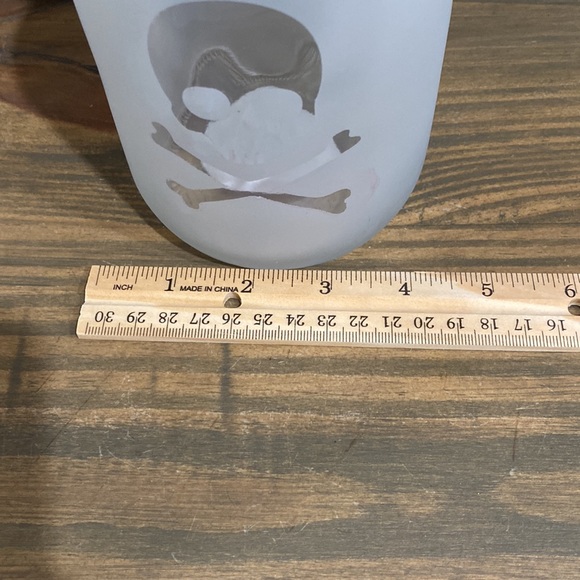 NWT 2022 Target BP Halloween Glass Bottle Skull Decanter - Picture 5 of 5